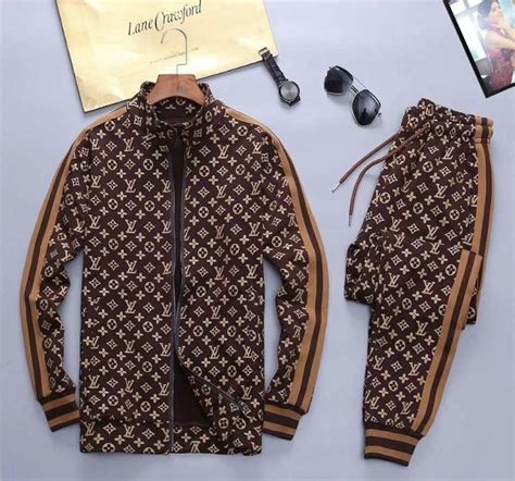 lv monogram tracksuit|louis vuitton tracksuit.